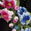 Couronne de fleurs sauvages arc-en-ciel Alderete