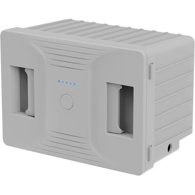 Machine à glaçons alimentée par batterie avec une alimentation 4-en-1, adaptée aux véhicules récréatifs, à une utilisation sur table, à des chargeurs de voiture 12 V / 24 V, à une alimentation CA de 100 à 240 V et à une alimentation solaire. Machine à glaçons portative, fabrique 9 glaçons en 6 minutes, production de glace quotidienne de 22 livres, nettoyage automatique