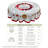 Luxury Christmas Floral Pattern Design Washable Polyester Tablecloth-596005801
