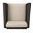 Single - Outdoor Chair For Relaxation. Brown Color, Pe , Iron, Waterproof Fabric. 31.87 In Wide, 28.14 High, 27.69 Lb. Ideal Patio, Porch, Backyard, Poolside Elegant Relax Chair. Brown, Made Of