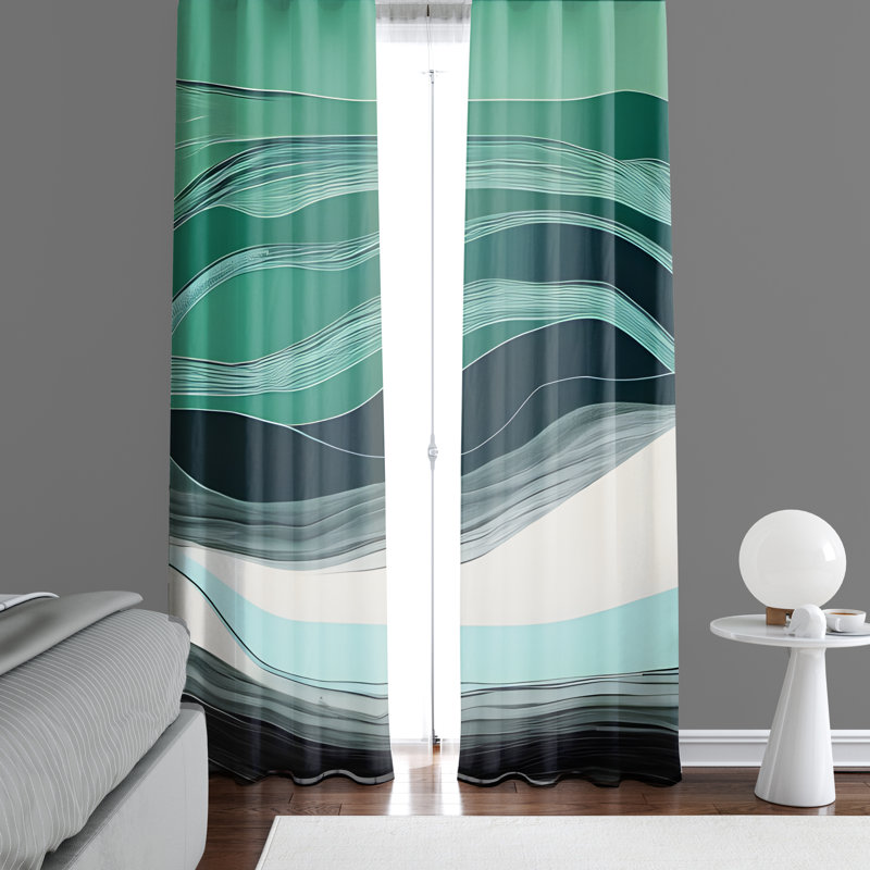 Rideau en polyester Richardt, L 20 po x L 52 po