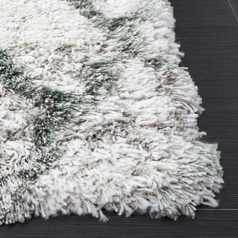 Adlea Shag 800 Performance Abstract Rug, Runner 2' x 8'