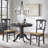 Narendra Solid Wood Side Chair with Rush Seat