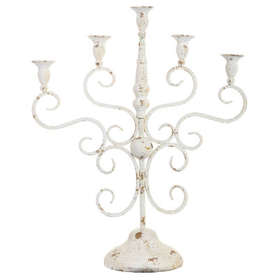Metal Tabletop Candelabra