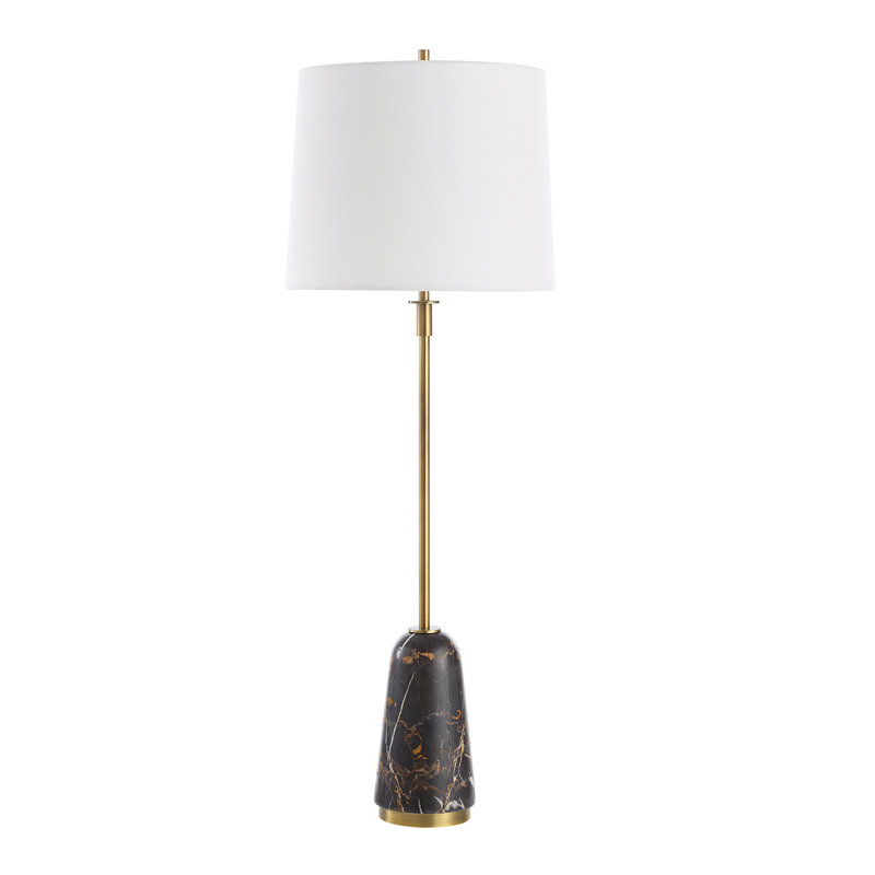 Lampe de buffet en marbre noir Hedgepeth