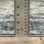Tapis oriental antidérapant bleu / ivoire lavable à la machine Housel-809121053