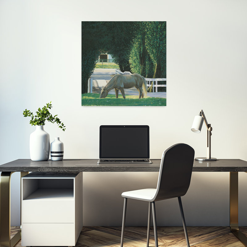 Art contemporain avec art de grange, H 18 po x l 18 po