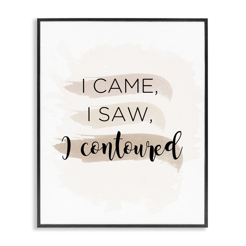 «Came Saw», estampe numérique par Anna Quach, Giclée encadrée noir minuit, H 14 po x l 11 po