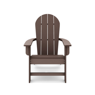 Siège brun - Siège en bois ergonomique pour le jardin Peace. Concevez des jardins, des patios et des piscines. Avec composants en acier inoxydable