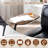 Boneless 55-Inch End of Bed Bench with 360° Swivel Tray & Side Table – Upholstered Storage Ottoman with Metal Legs for Bedroom, Living Room-1513853458-1510009701