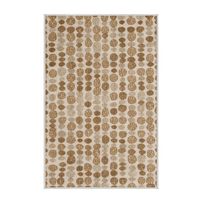  Washable Sand dollars Nautical Area Rug