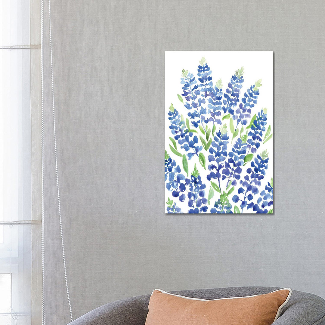 Bouquet Of Texas Bluebonnets von Blursbyai - No Frame Gallery-Wrapped Canvas Giclée on Canvas