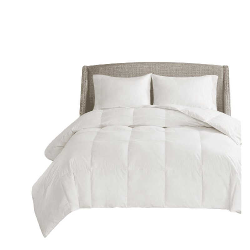 Eldon Oversized White Cotton Down Full Comforter