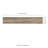 Camila 6 in. x 36 in. Matte Porcelain Wood Look Floor and Wall Tile-47589973