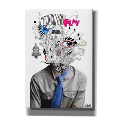 Epic Graffiti 'The Introspect' By Loui Jover, Canv " The Introspect " by Loui Jover