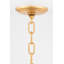 Paxton - 8 Light Large Pendant - Gold Leaf/Black Finish