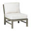 Club Teak Sectional Slipper Chair-83260246-83260249-83260262