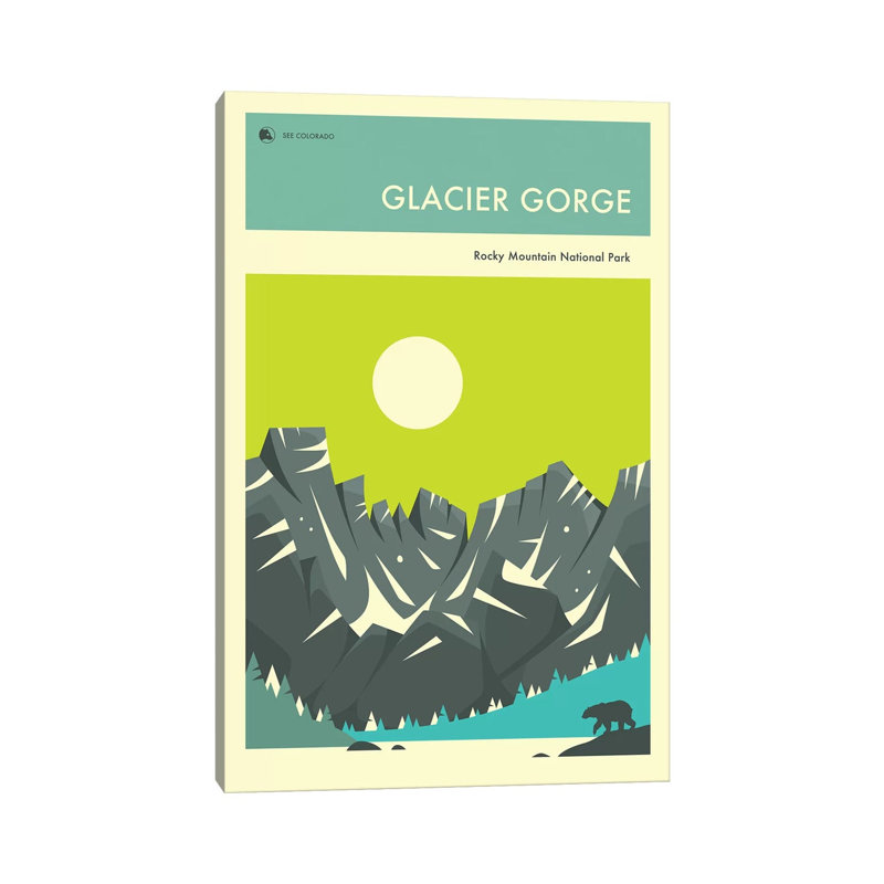 Glacier Gorge I 1 Piece Wrapped Canvas Wall Art, 66.04 cm H x 45.72 cm W x 1.91 cm D