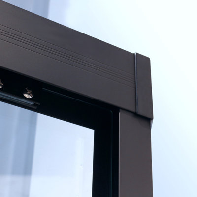 Porte de douche coulissante double l 56 à 60 po x H 75 po