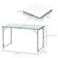 Table de camping pliante Outsunny de 47 po avec hauteur réglable (table incluse seulement)