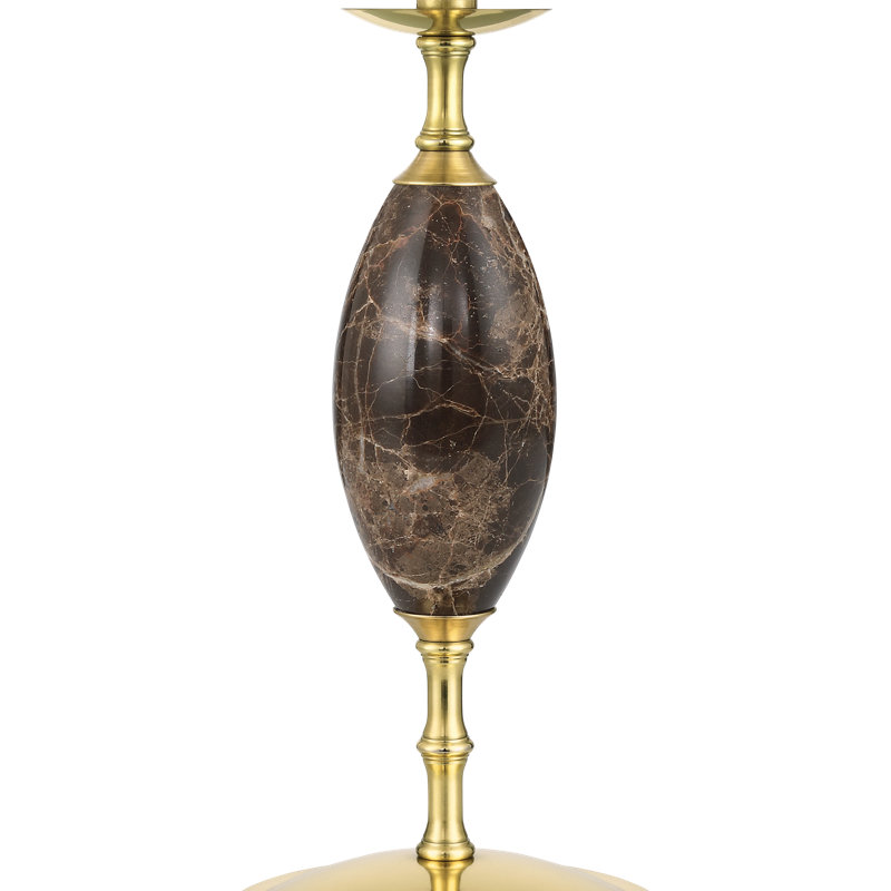 Marche Table Lamp, Brass/Black