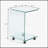C-shaped Clear Tempered Glass Side & End Table, Versatile and Stylish for Any Space