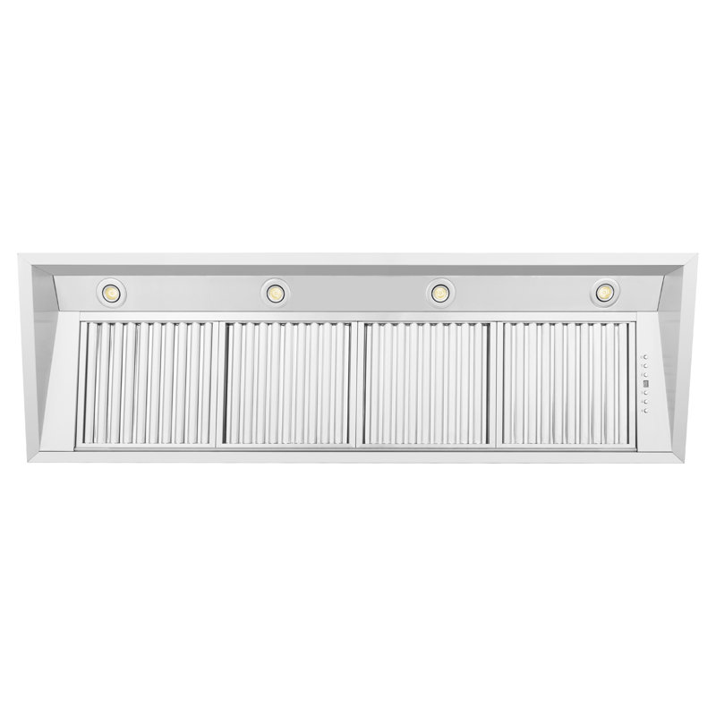 Insert de hotte mural à conduit 58 po ZLINE en acier inoxydable (698-58)