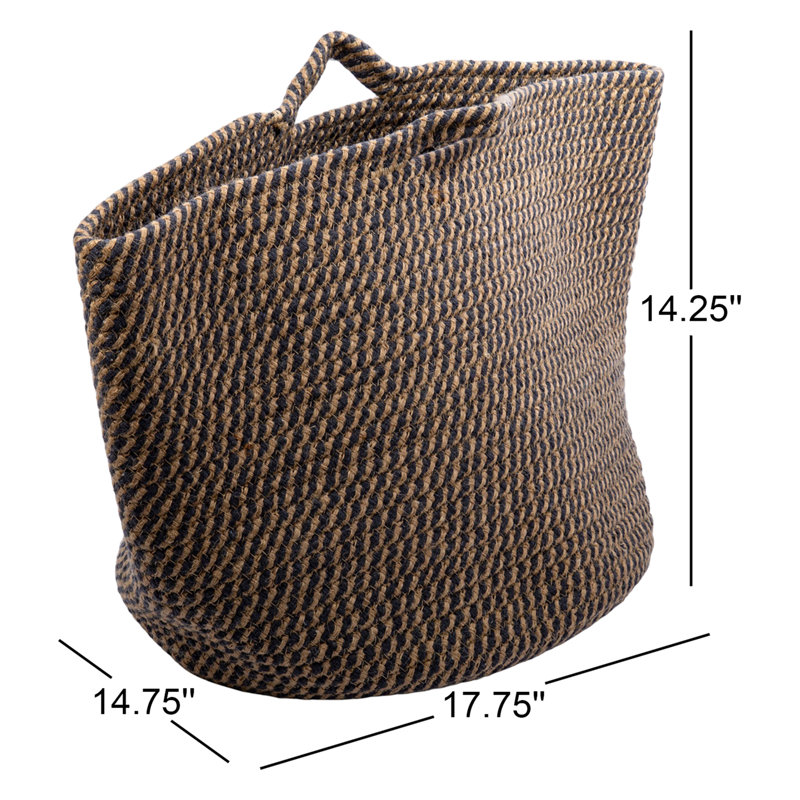 Breakwater Bay Fabric Decorative Basket