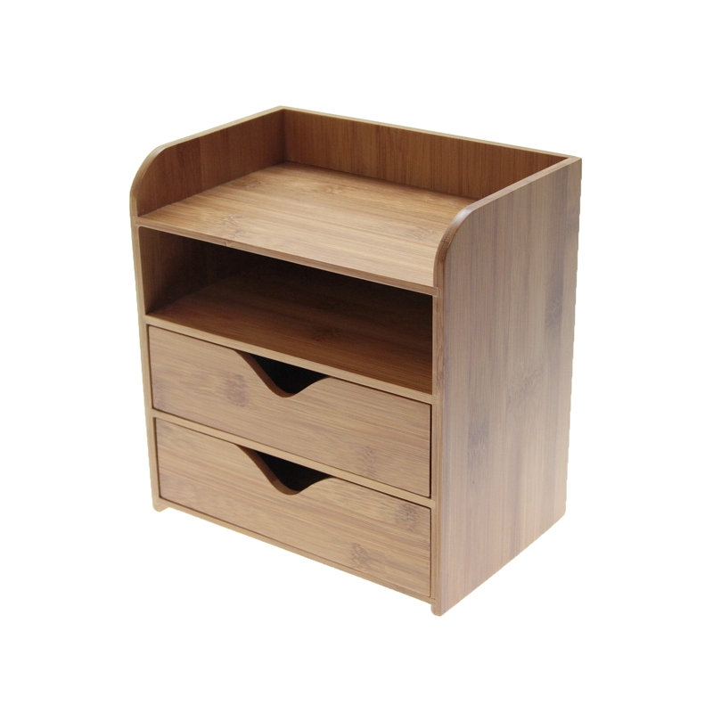 Deleo Wood Desk Organiser