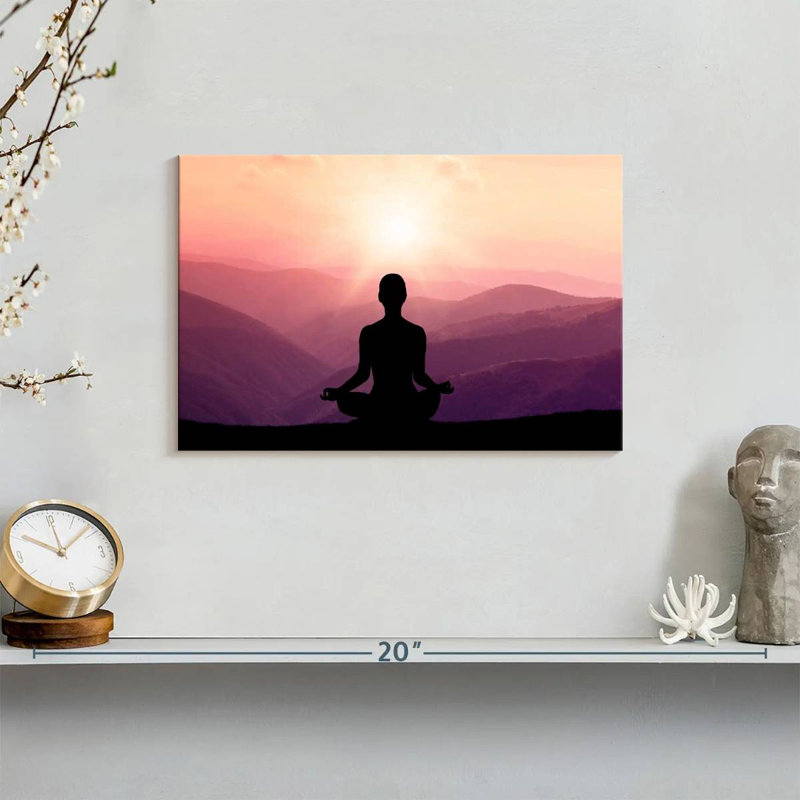 Kerrick Mountain Yoga Meditation, H 8 po x l 12 po