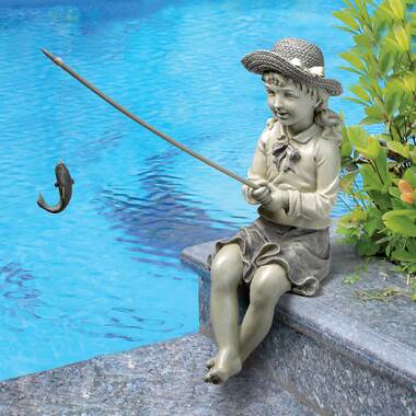 Frederic Little Fisherman Statue - Design Toscano