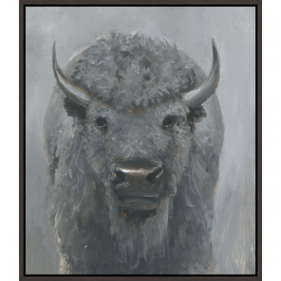 The Gray Bison Painting by Mark Sargent