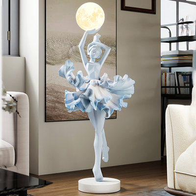 Italian Abstract Sculpture Floor Lamp