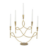 Scroll Candle Holder, 5 Arm