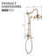 Robinet de douche avec pomme de douche à 2 fonctions 8 pouces-104845186