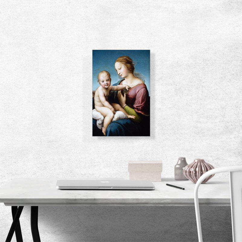 «The Niccolini-Cowper Madonna 1508» par Raphael, reproduction d'art sur toile tendue, H 18 po x l 12 po x 1,5 po