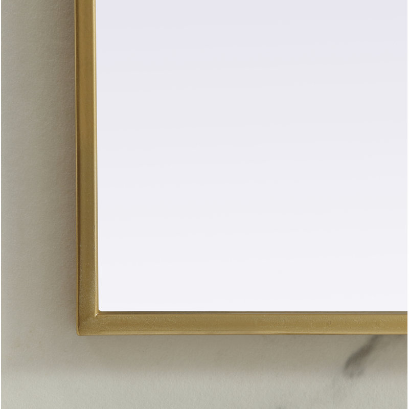 Miroir mural Sabine, Laiton, 30 po x 40 po