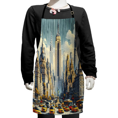 No Pattern Bib Apron