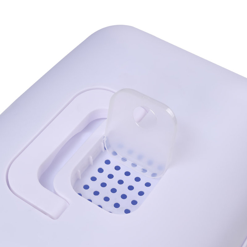 Extra-Large Enclosed Cat Litter Box, Blue