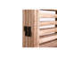 Paravent en bois massif l 55,2 po x H 65 po, aspect naturel, charnières en métal pour une manipulation pratique, rehausse la décoration intérieure 4 écrans d'intimité, H 65 po, couleur, simplicité et fonctionnement,