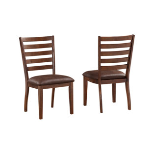 Glendale 22'' H Polyurethane Upholstered Side Chair (Set of 2)