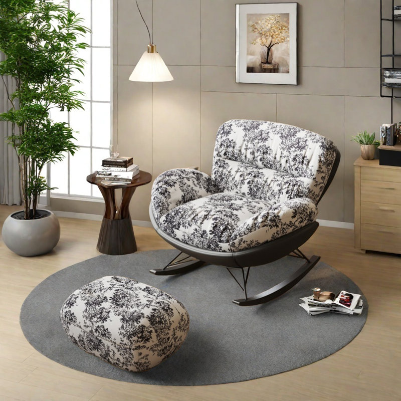 Chaise berçante élégante et confortable