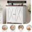 Buffet avec tablette réglable et armoire de rangement style campagne moderne-1060375199