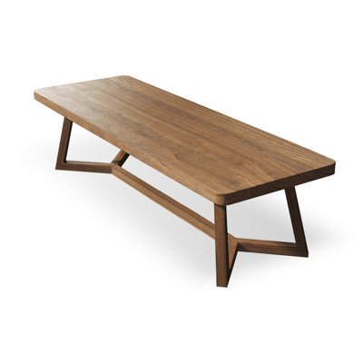 Brown Rectangle Solid Wood Dining Tables