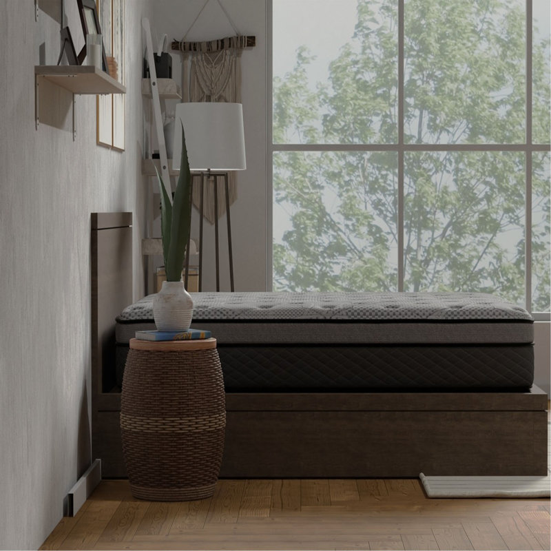Hybrid 12 Inch Medium Firm Twin XL Mattress with Pocketed Coils, Twin XL