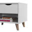 Reagan 50cm W Particle Board / Chipboard Bedside Table