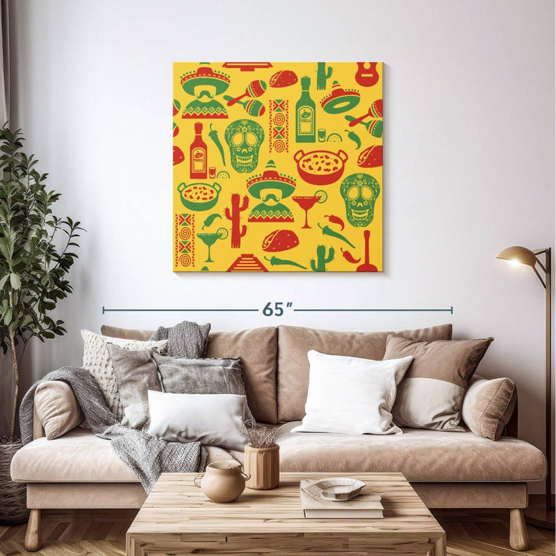 Kerner Mexican Icons, 39" H x 39" W