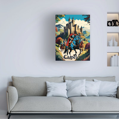 Tina Lavoie Camelot Mythical Kingdom Canvas Art