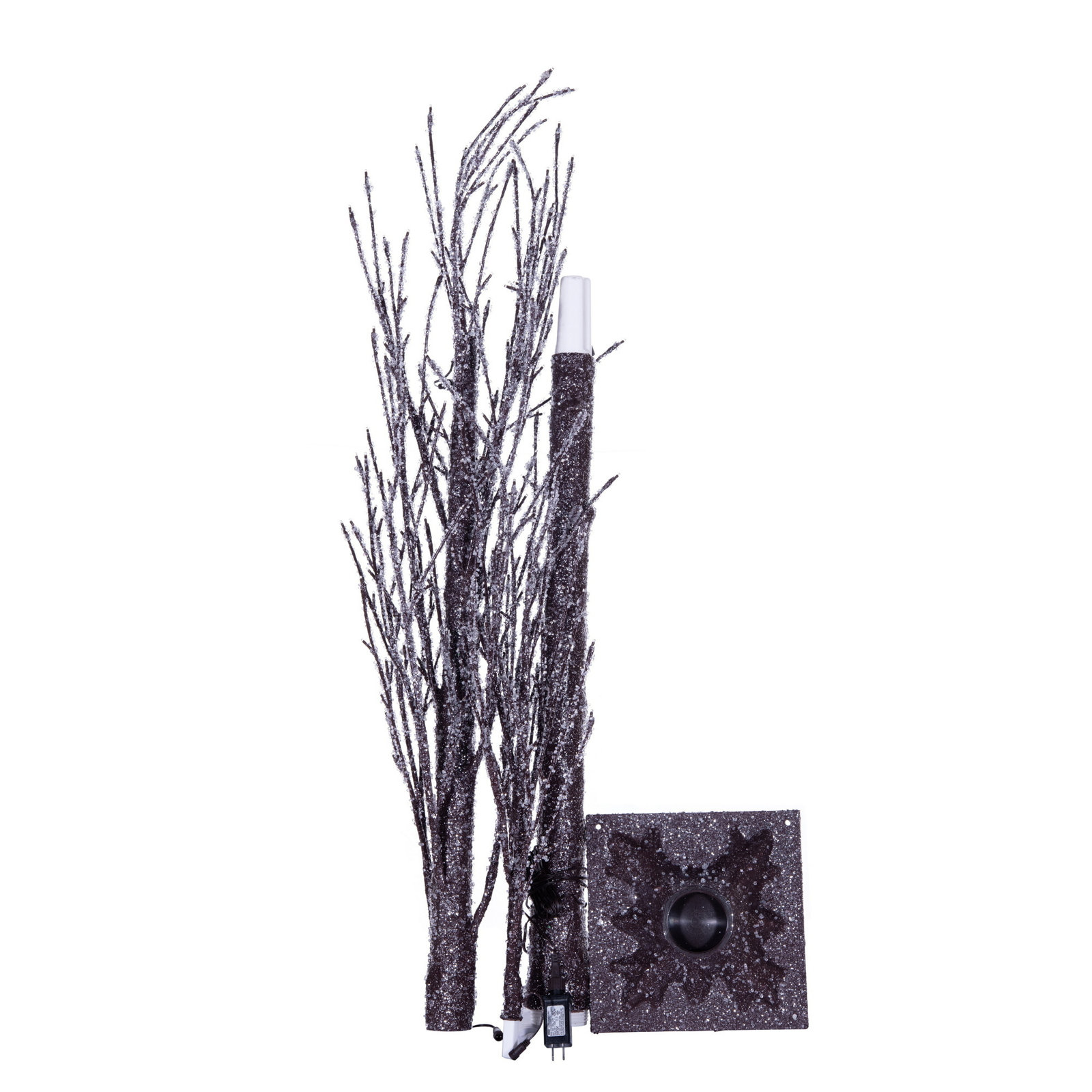 White Pre-Lit Christmas Tree, 8' H