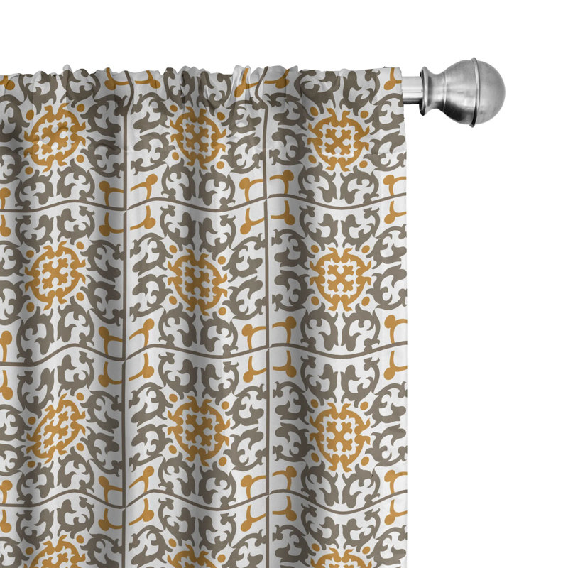 Semi-Sheer Rod Pocket Sliding Panel, 28" x 63"